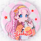 Megurine Luka - Vocaloid Hatsune Miku's Diner ver. Anime Pin Badge Button