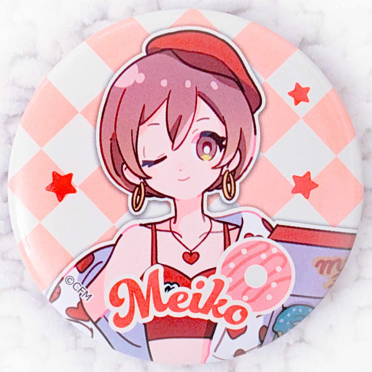 Meiko - Vocaloid Hatsune Miku's Diner ver. Anime Pin Badge Button