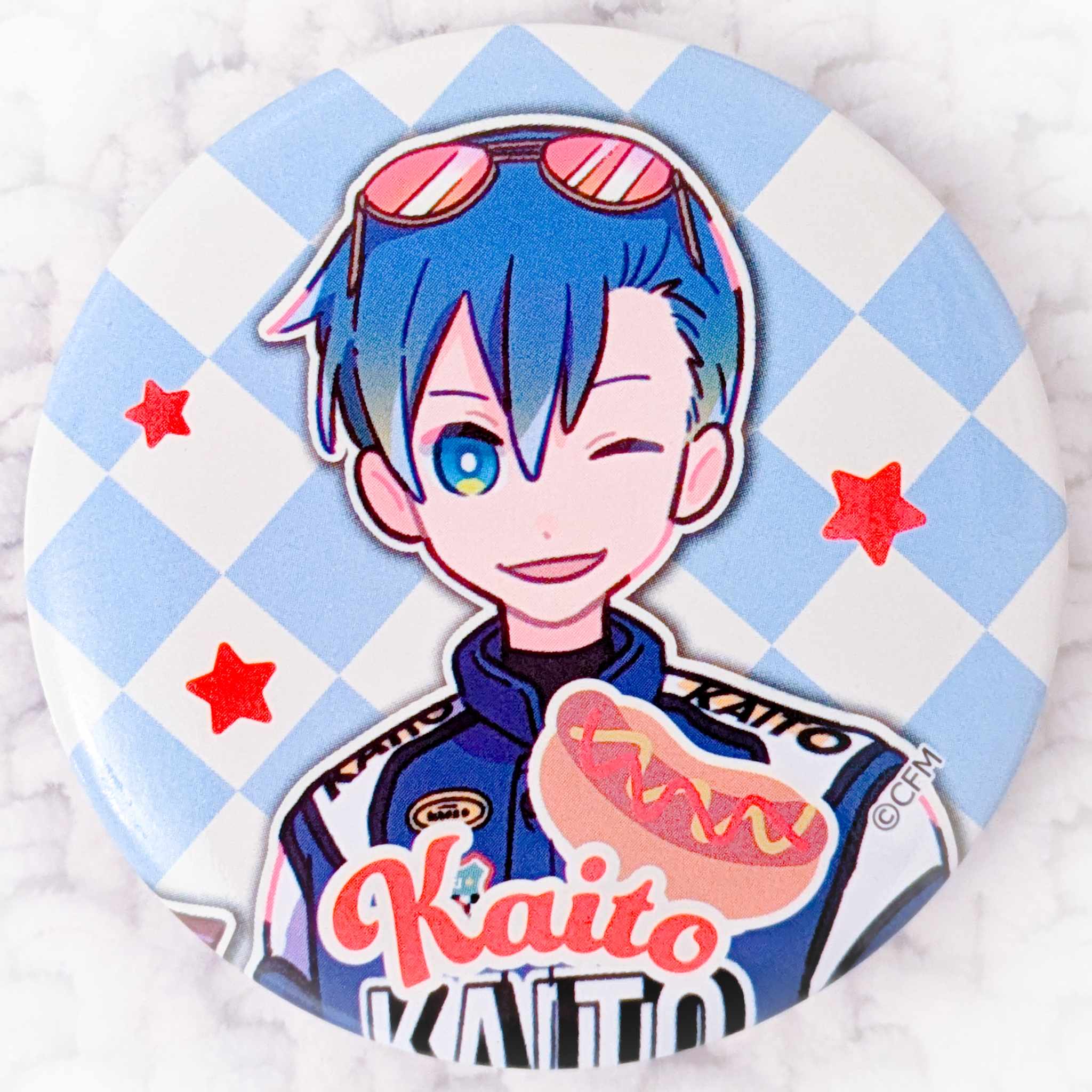 Kaito - Vocaloid Hatsune Miku's Diner ver. Anime Pin Badge Button ...