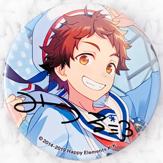 Mitsuru Tenma - Ensemble Stars! Ra*bits Anime Autograph Pin Badge Button