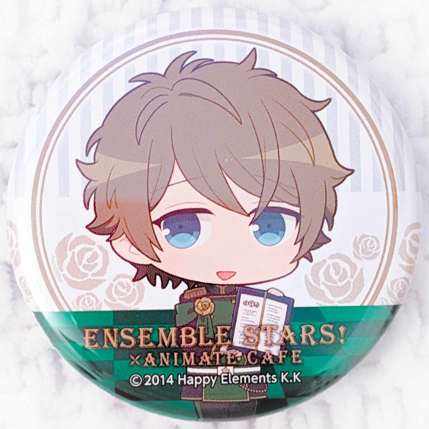 Midori Takamine - Ensemble Stars! RYUSEITAI x Animate Cafe Anime Pin Badge Button