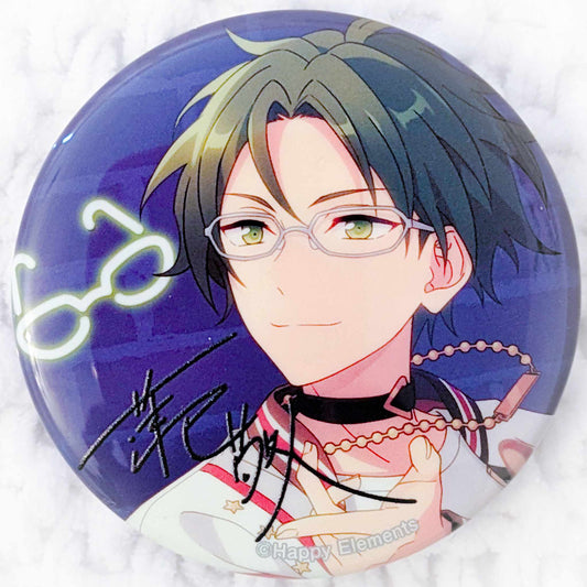 Keito Hasumi - Ensemble Stars! AKATSUKI Anime Autograph Pin Badge Button