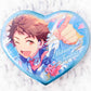 Mitsuru Tenma - Ensemble Stars! Ra*bits Anime Heart Shaped Pin Badge Button