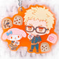 Kei Tsukishima & My Melody - Haikyuu x Sanrio Anime Collaboration Rubber Keychain