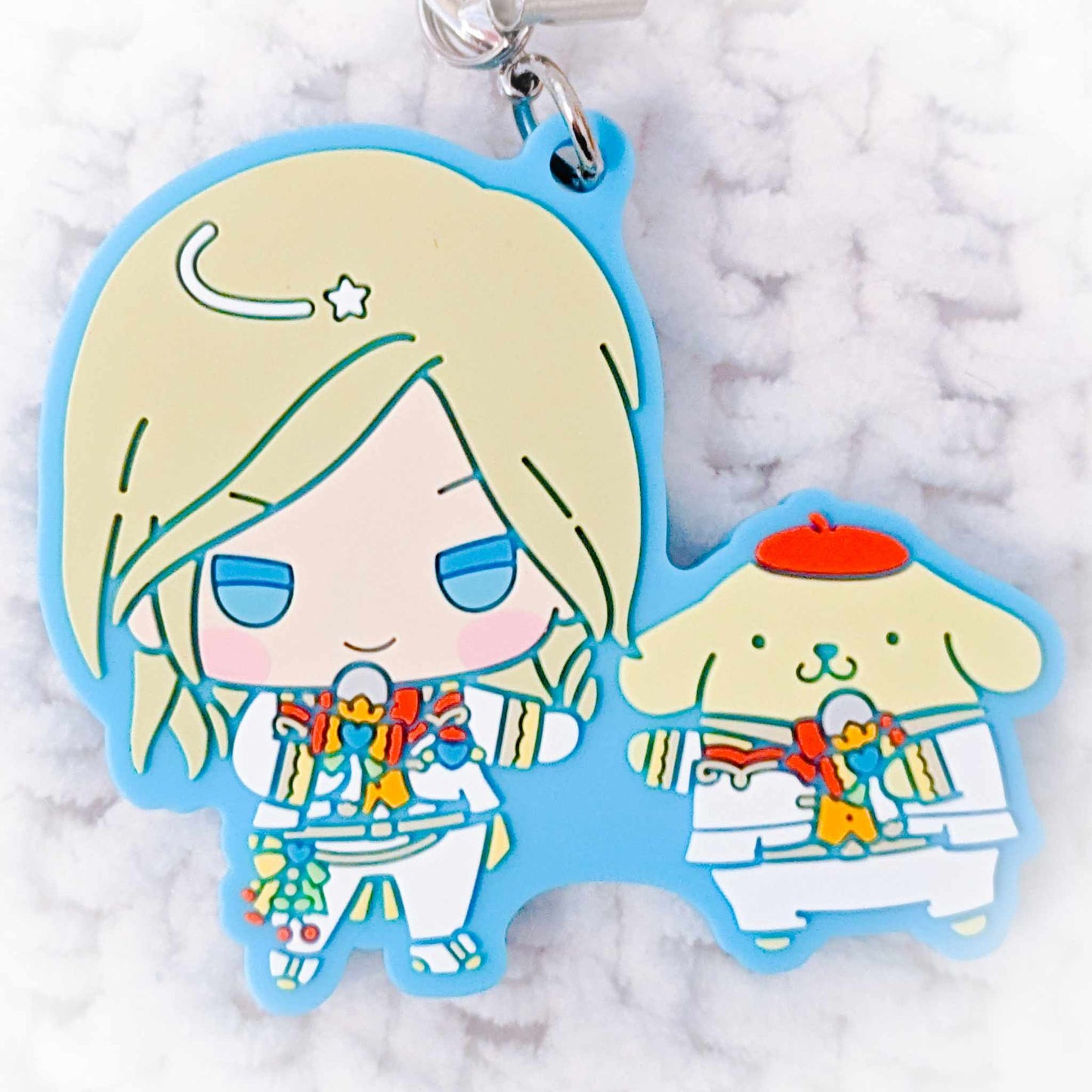 Camus & Pompompurin - Uta no Prince Sama x Sanrio Collaboration Rubber Strap