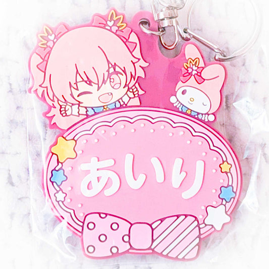 Momoi Airi & My Melody - Project Sekai Colorful Stage x Sanrio Name Rubber Keychain