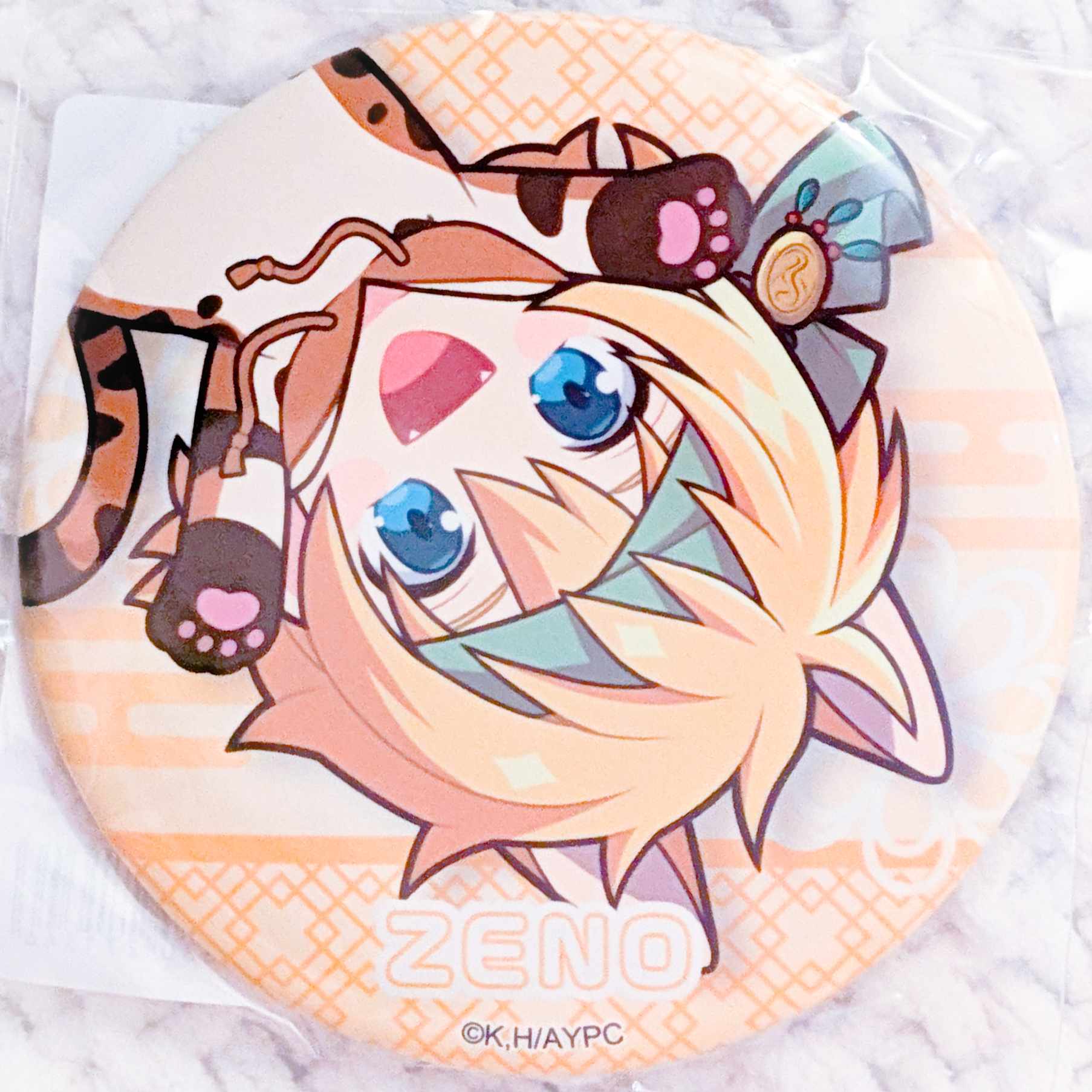 Zeno - Yona of the Dawn Anime Cat Kuji Pin Badge Button – Miokii Shop