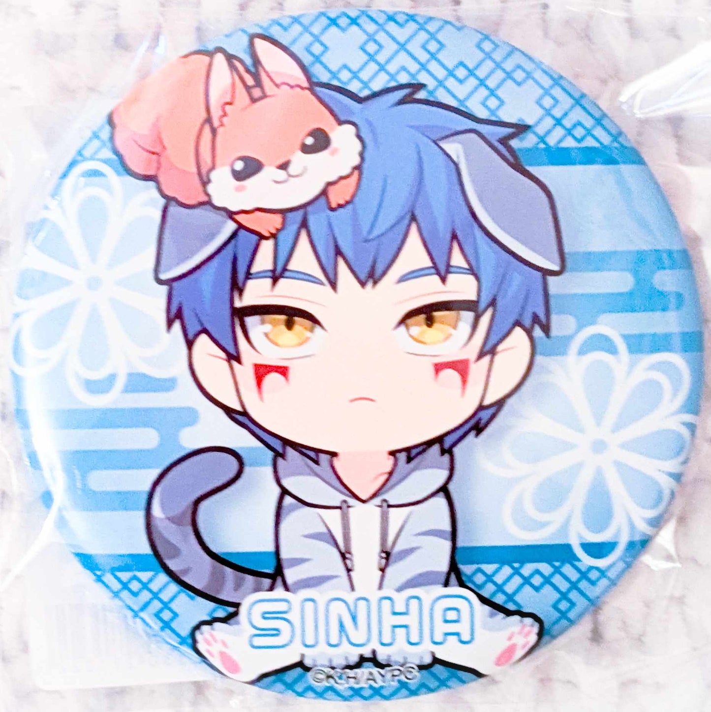 Sinha - Yona of the Dawn Anime Cat Kuji Pin Badge Button