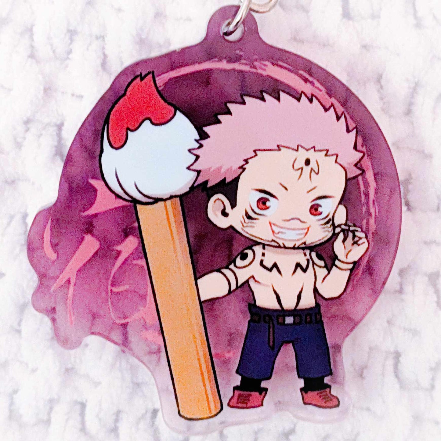 Ryomen Sukuna - Jujutsu Kaisen Anime Fudemame Acrylic Keychain