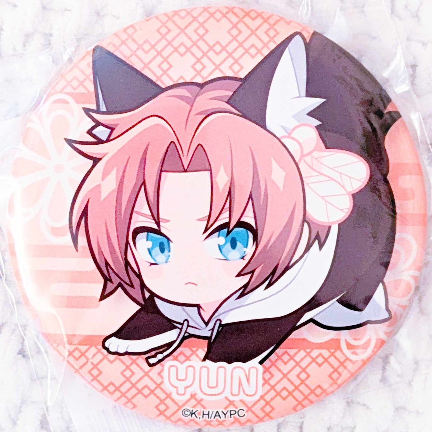 Yun - Yona of the Dawn Anime Cat Kuji Pin Badge Button