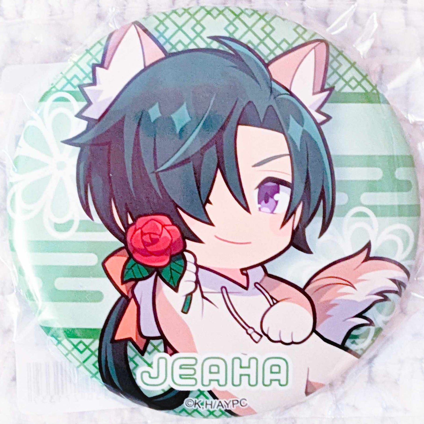 Jaeha - Yona of the Dawn Anime Cat Kuji Pin Badge Button