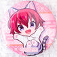 Princess Yona - Yona of the Dawn Anime Cat Kuji Pin Badge Button