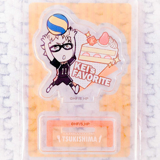 Tsukishima Kei - Haikyuu!! Anime Chara Gourmet Mini Acrylic Stand