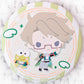 Kunikida Doppo x Keroppi - Bungo Stray Dogs x Sanrio Pin Badge Button