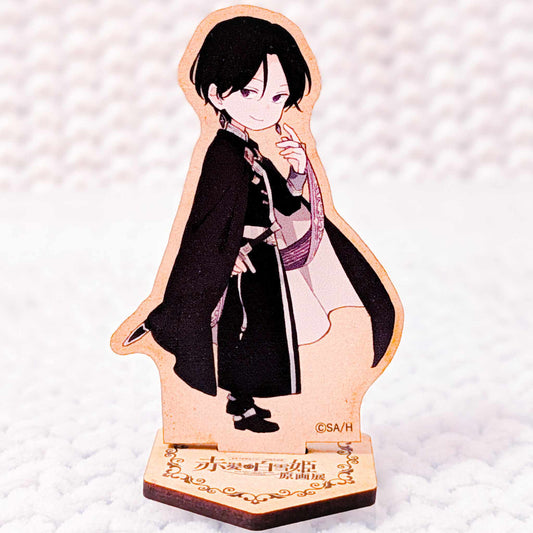 Hisame Lugis - Snow White With The Red Hair Anime Art Exhibition Wooden Stand