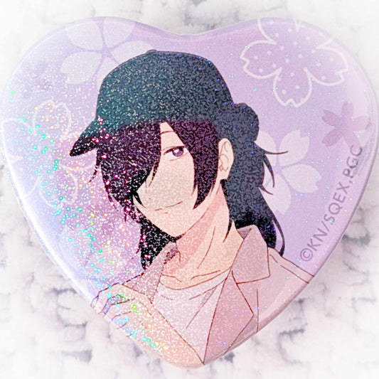 Igarashi Motoharu - Play It Cool, Guys Anime Glitter Heart Shaped Pin Badge Button