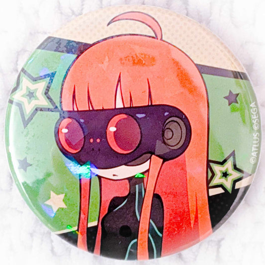 Futaba Sakura - Oracle - Persona 5 Tactica Anime Holographic Pin Badge Button