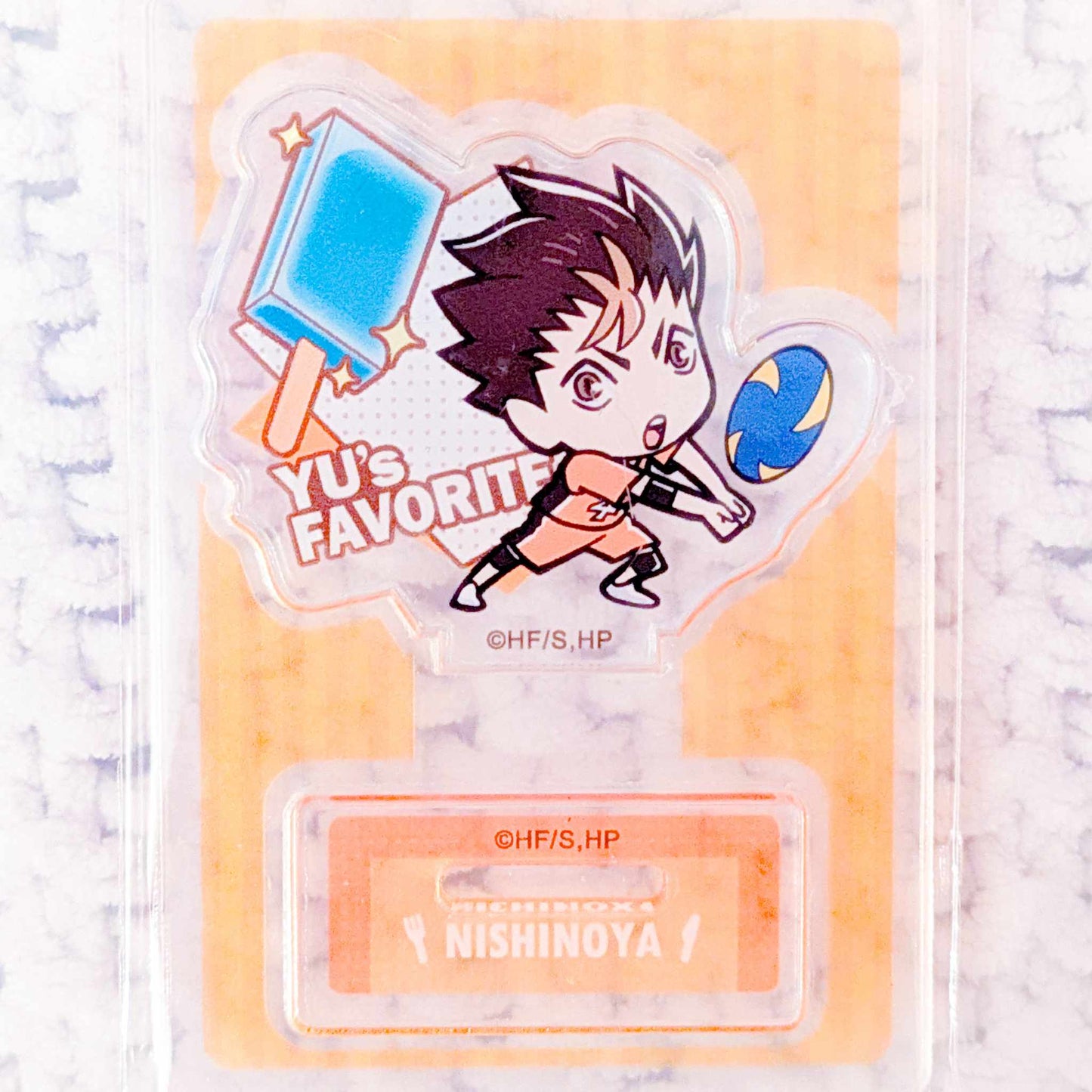 Nishinoya Yu - Haikyuu!! Anime Chara Gourmet Mini Acrylic Stand