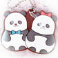 Mitsumi Iwakura & Sosuke Shima Panda Bears - Skip and Loafer Anime Rubber Keychain