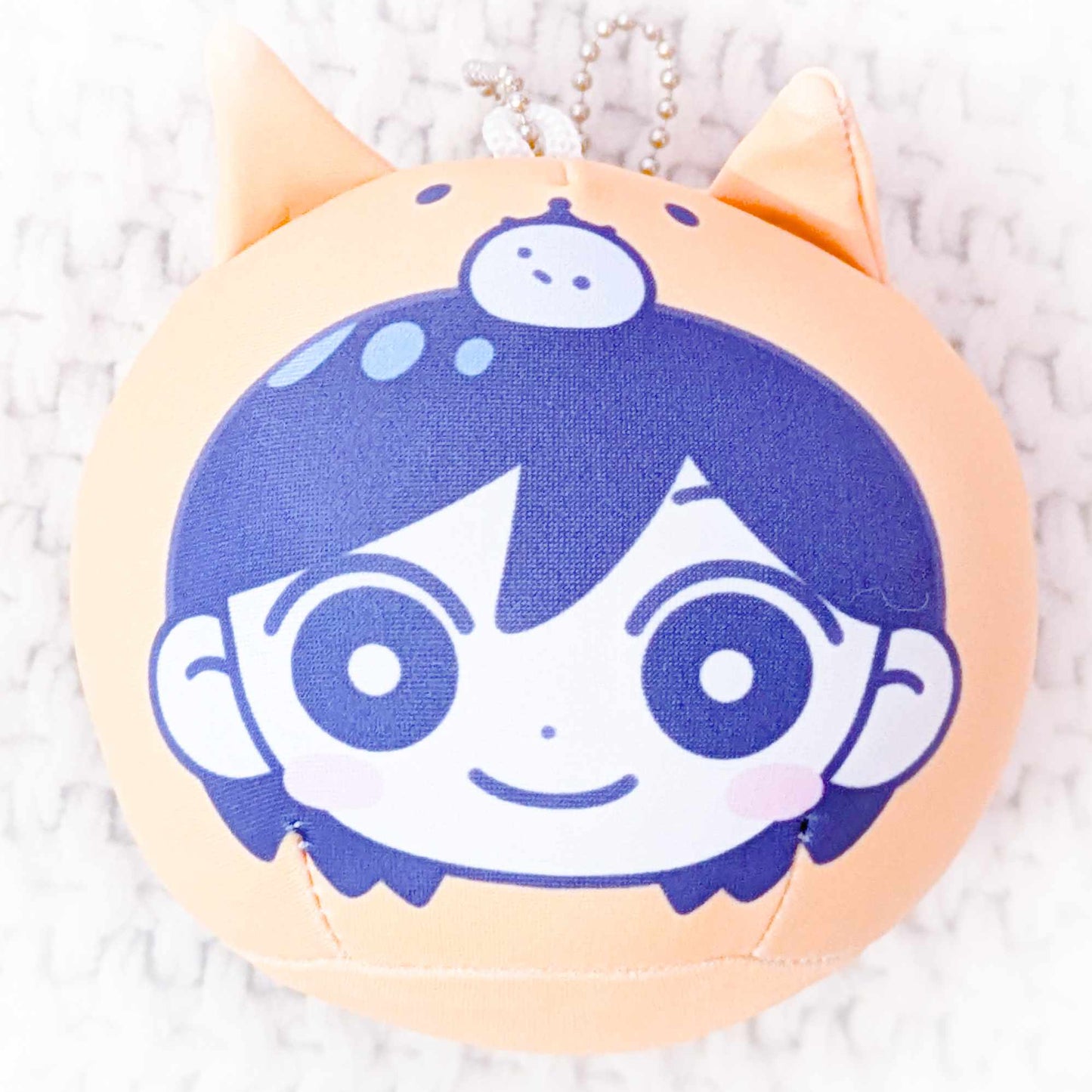 Kel - OMORI x Tree Village Cafe Omocat Round Plush Keychain