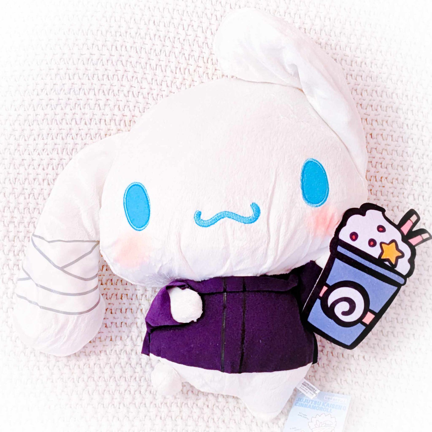 Satoru Gojo x Cinnamoroll - Jujutsu Kaisen x Sanrio Anime Stuffed Plush