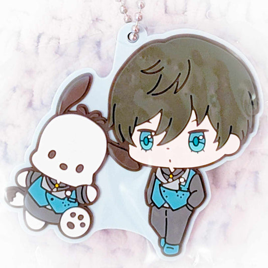 Rin Itoshi & Pochacco - BLUELOCK x Sanrio Blue Lock Anime Rubber Keychain