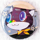 Mona - Morgana - Persona 5 Tactica Anime Holographic Pin Badge Button