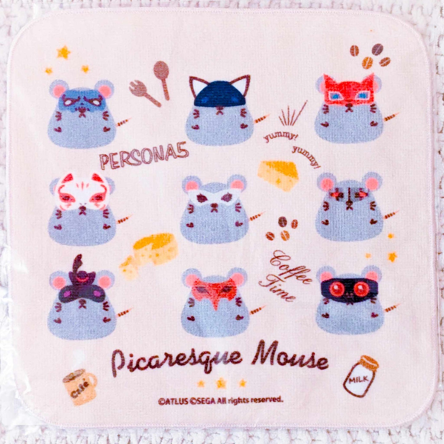 Persona 5 SEGA Anime Picaresque Mouse Mini Towel