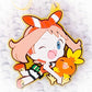 May & Torchic - Pokemon Center - Pokemon Trainers Vol. 2 Rubber Strap