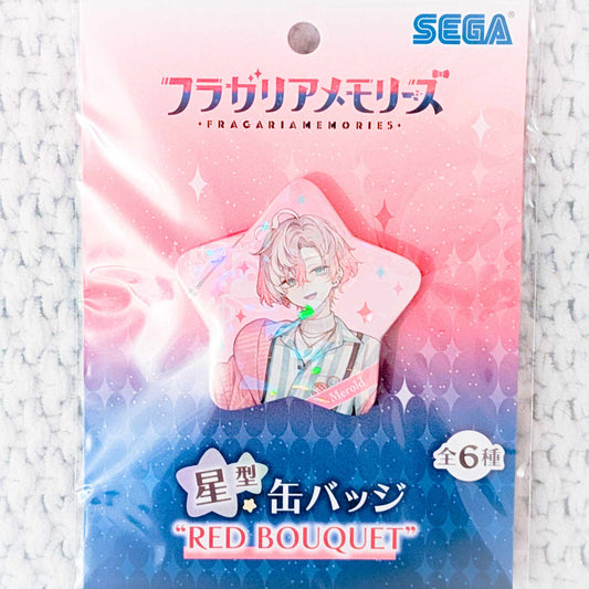 Merold - Fragaria Memories Sanrio Star Shaped Pin Badge Button