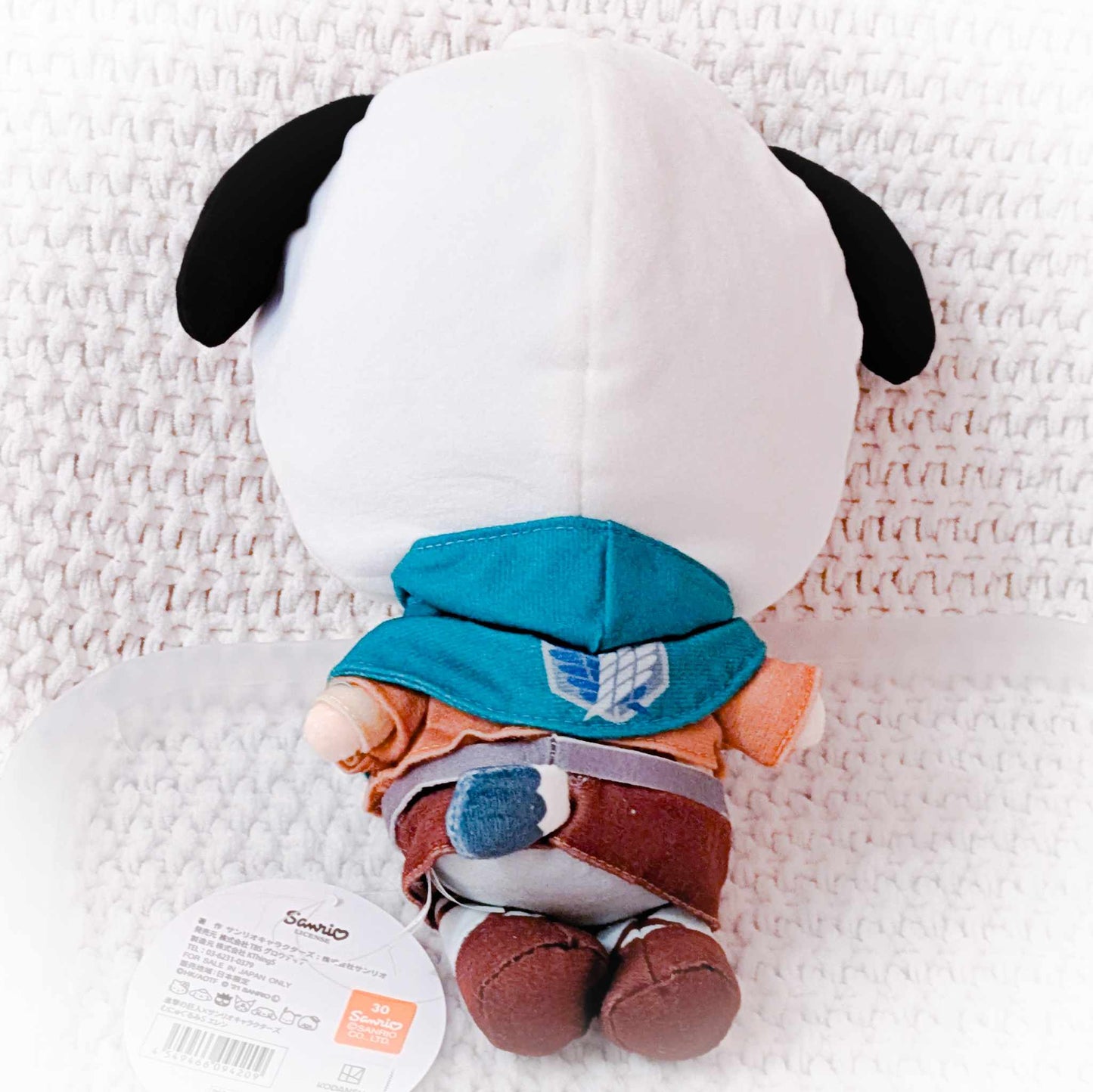 Eren Yeager x Pochacco - Attack on Titan x Sanrio Collab Munyugurumi Plush