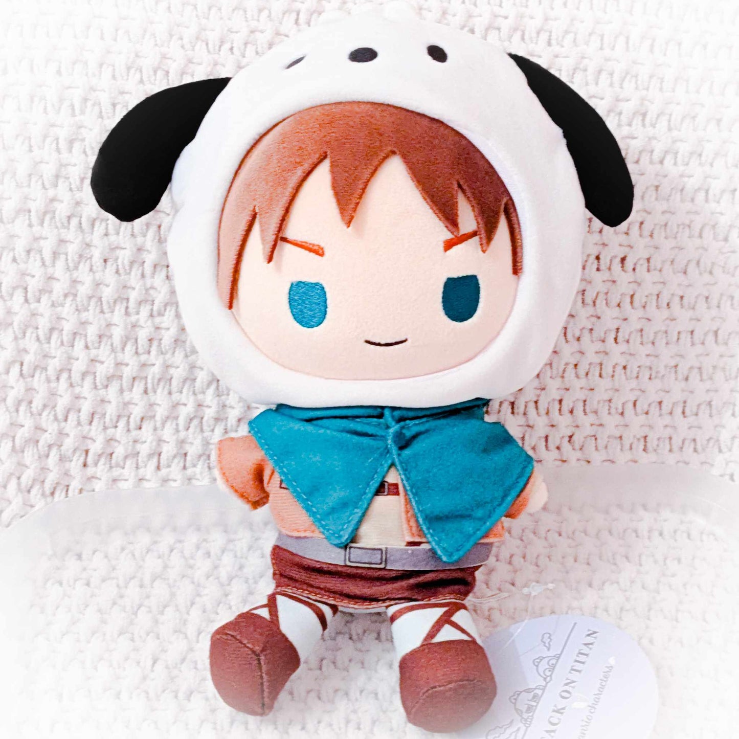 Eren Yeager x Pochacco - Attack on Titan x Sanrio Collab Munyugurumi Plush