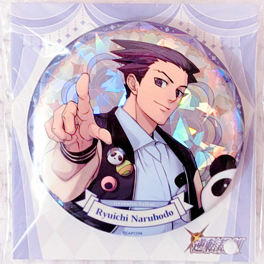 Phoenix Wright - Phoenix Wright Ace Attorney Panda Big Holo Pin Badge Button