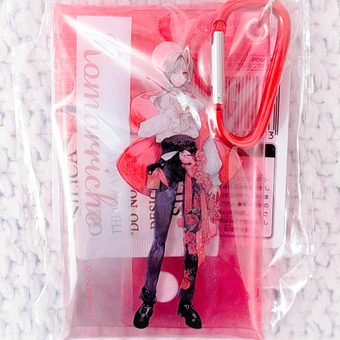 Romarriche - Fragaria Memories Sanrio Clear Case Keychain Clip