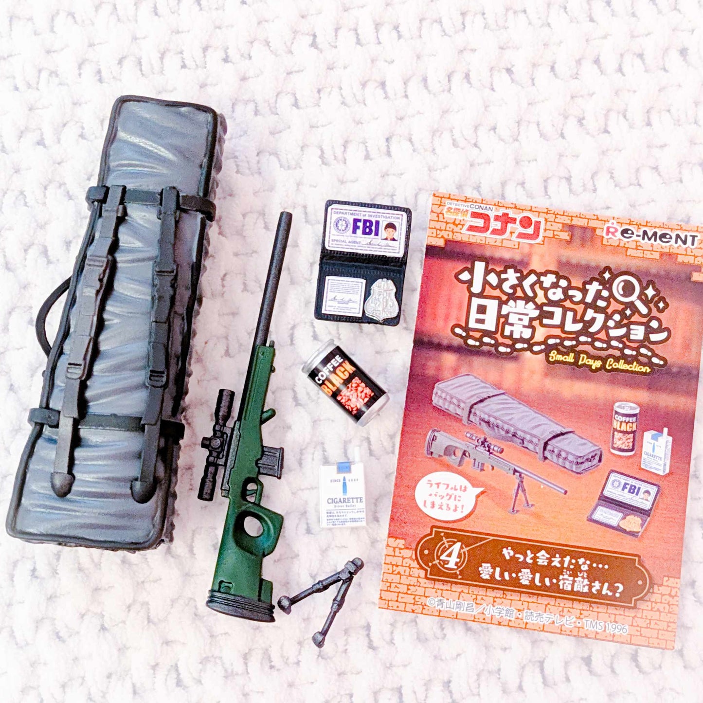 Detective Conan Case Closed Small Days Anime Re-Ment Miniature Complete Set
