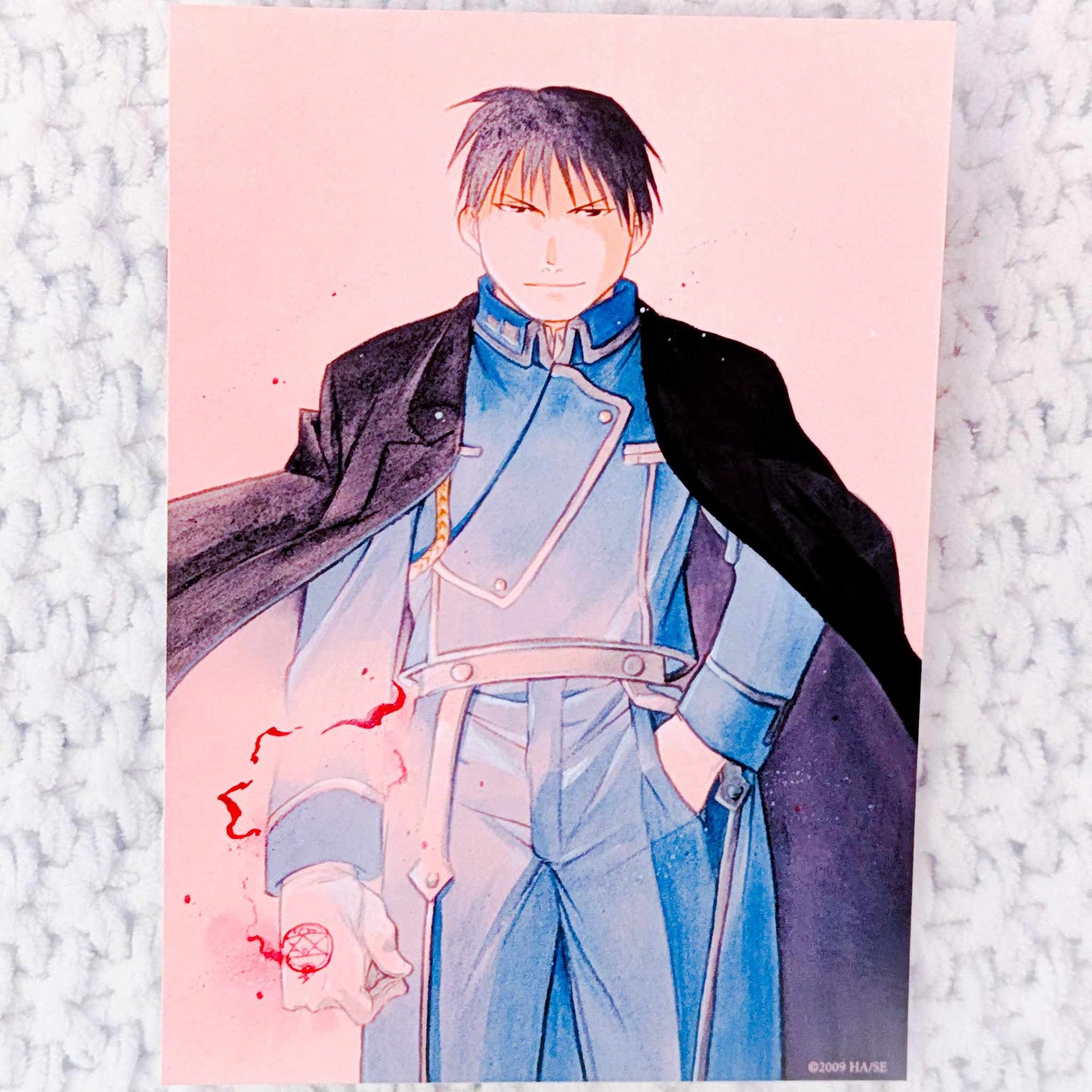 Roy Mustang - Fullmetal Alchemist Brotherhood Manga Art Photo Card
