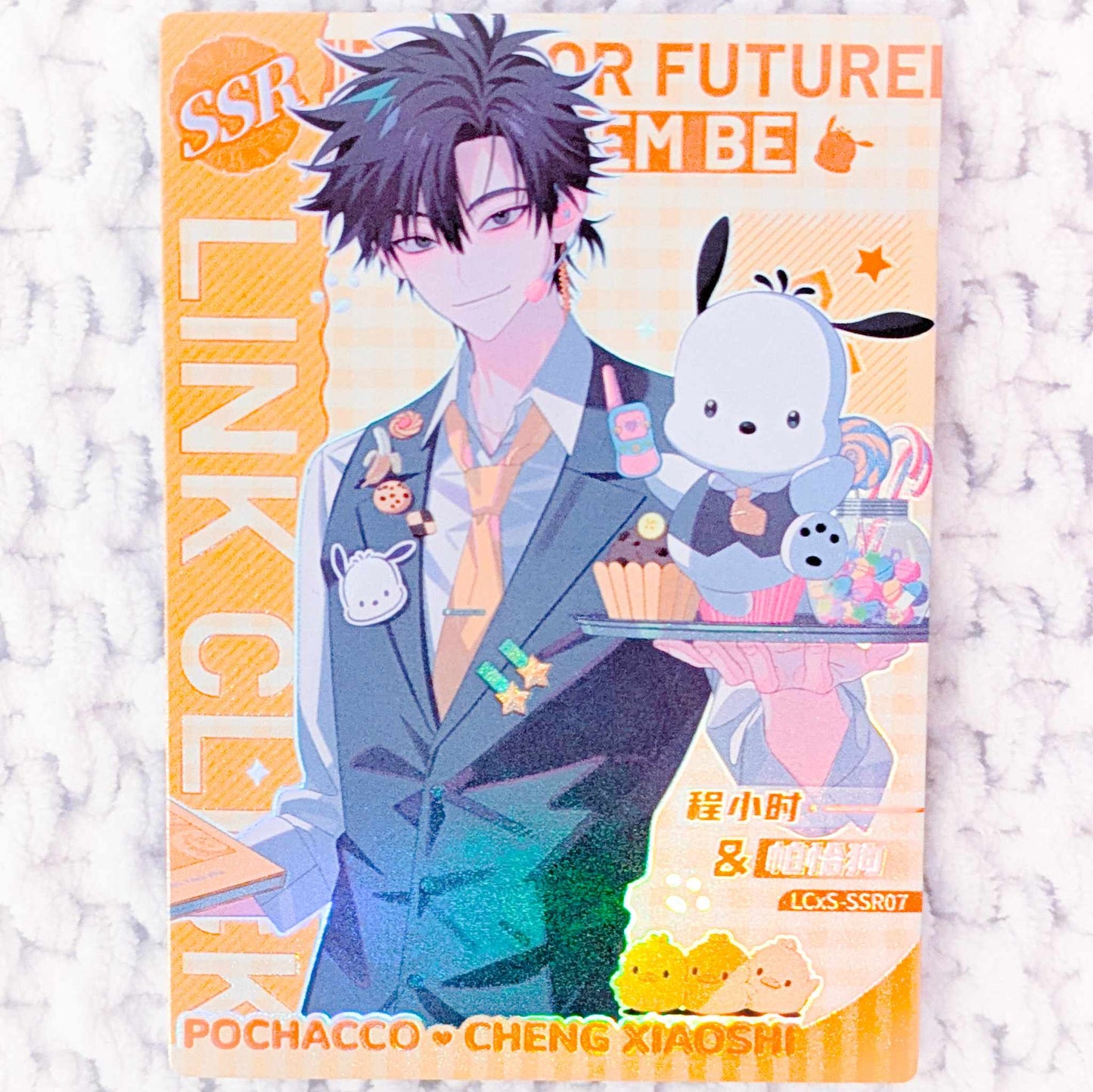 Cheng Xiaoshi & Pochacco - Link Click x Sanrio Collaboration Donghua SSR Trading Card