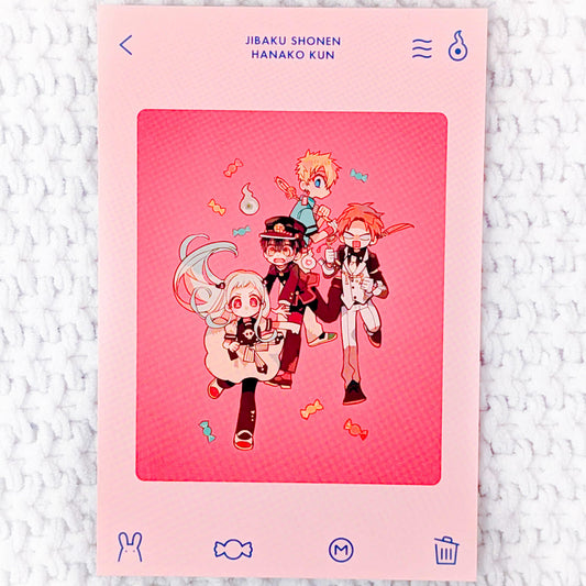 Toilet Bound Hanako-kun 10th Anniversary Museum Manga Art Illustration Postcard