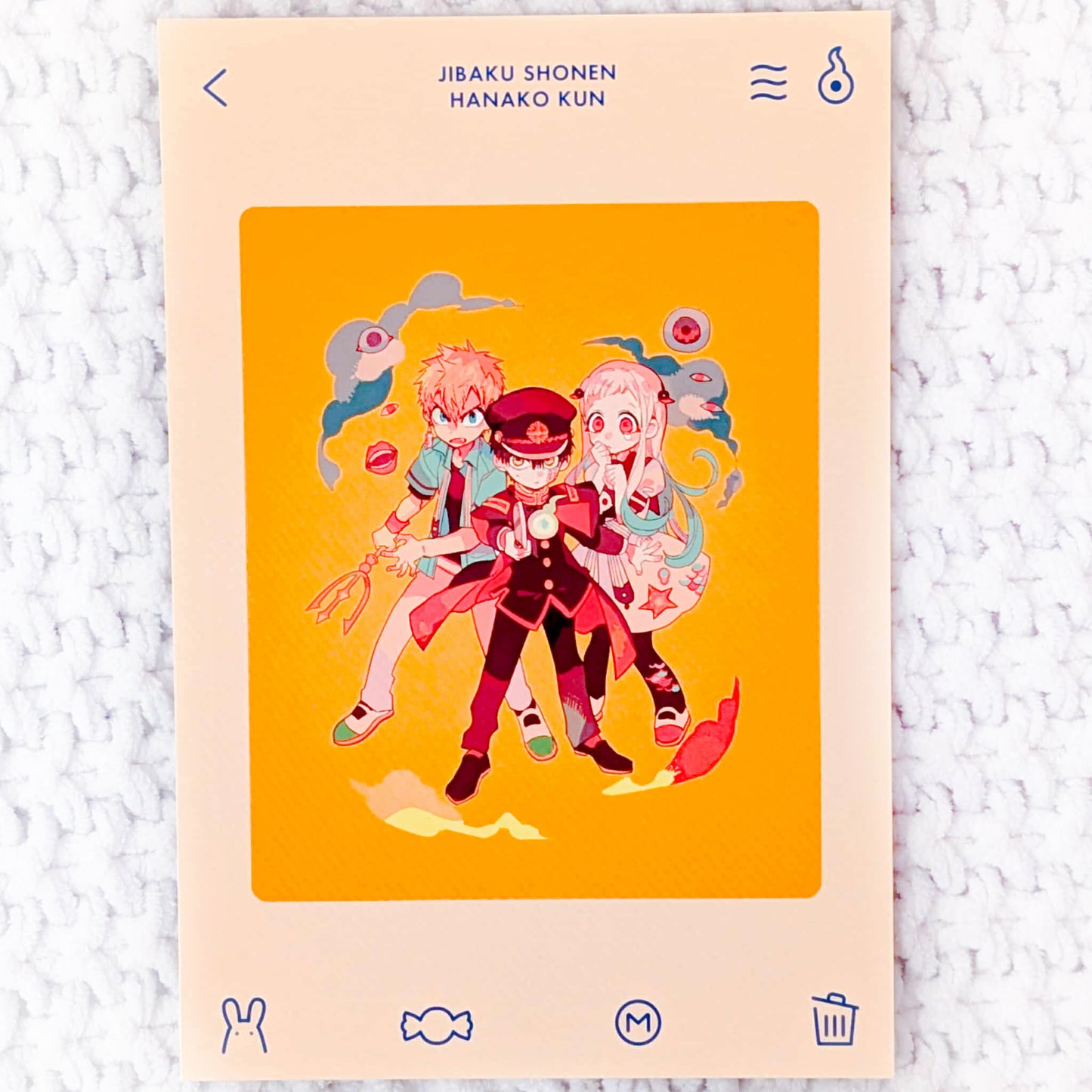 Toilet Bound Hanako-kun 10th Anniversary Museum Manga Art Illustration Postcard