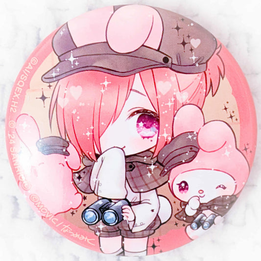 Mitsuba Sosuke x My Melody - Toilet Bound Hanako-kun Sanrio Collab Pin Badge Button