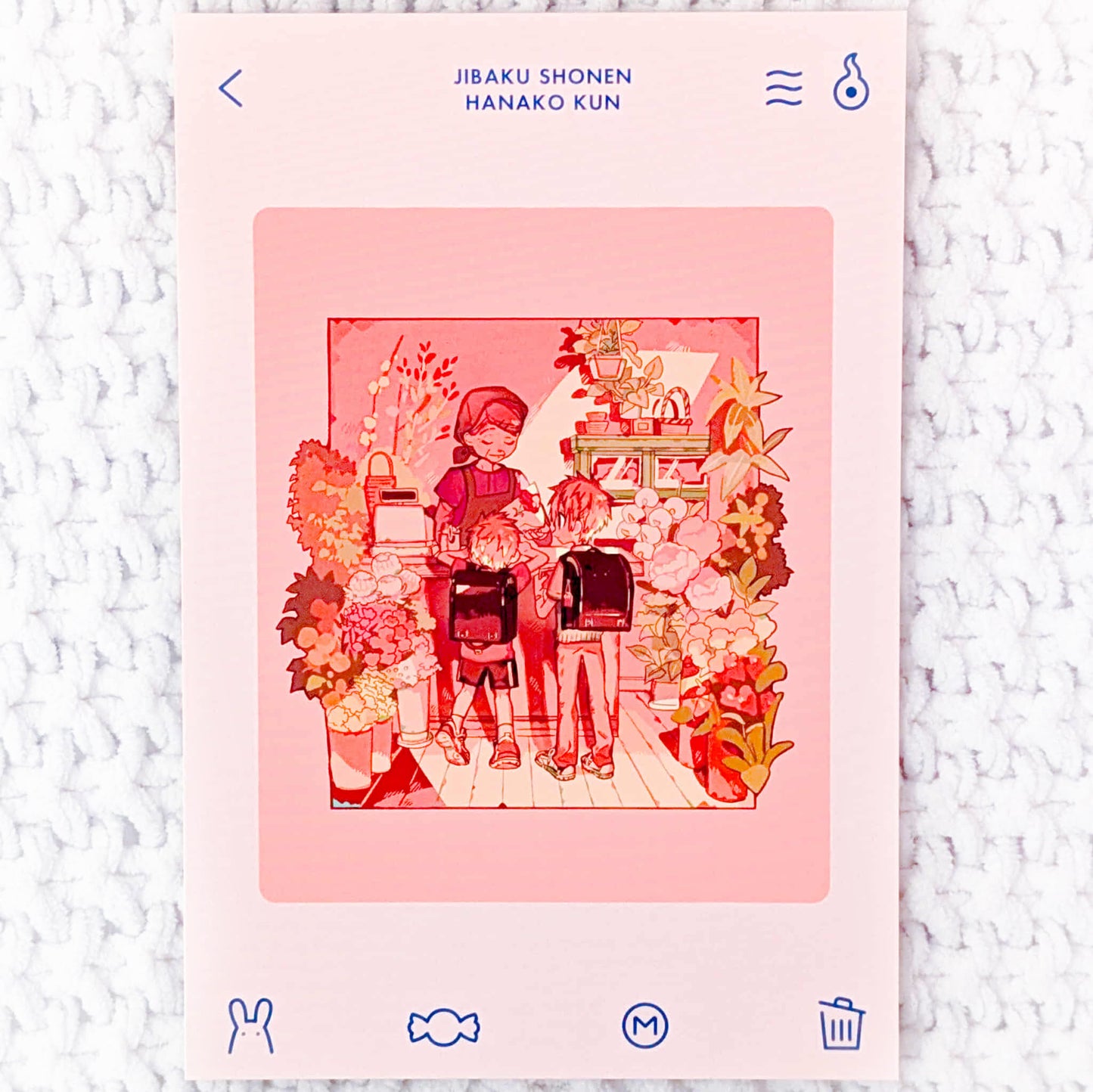 Toilet Bound Hanako-kun 10th Anniversary Museum Manga Art Illustration Postcard