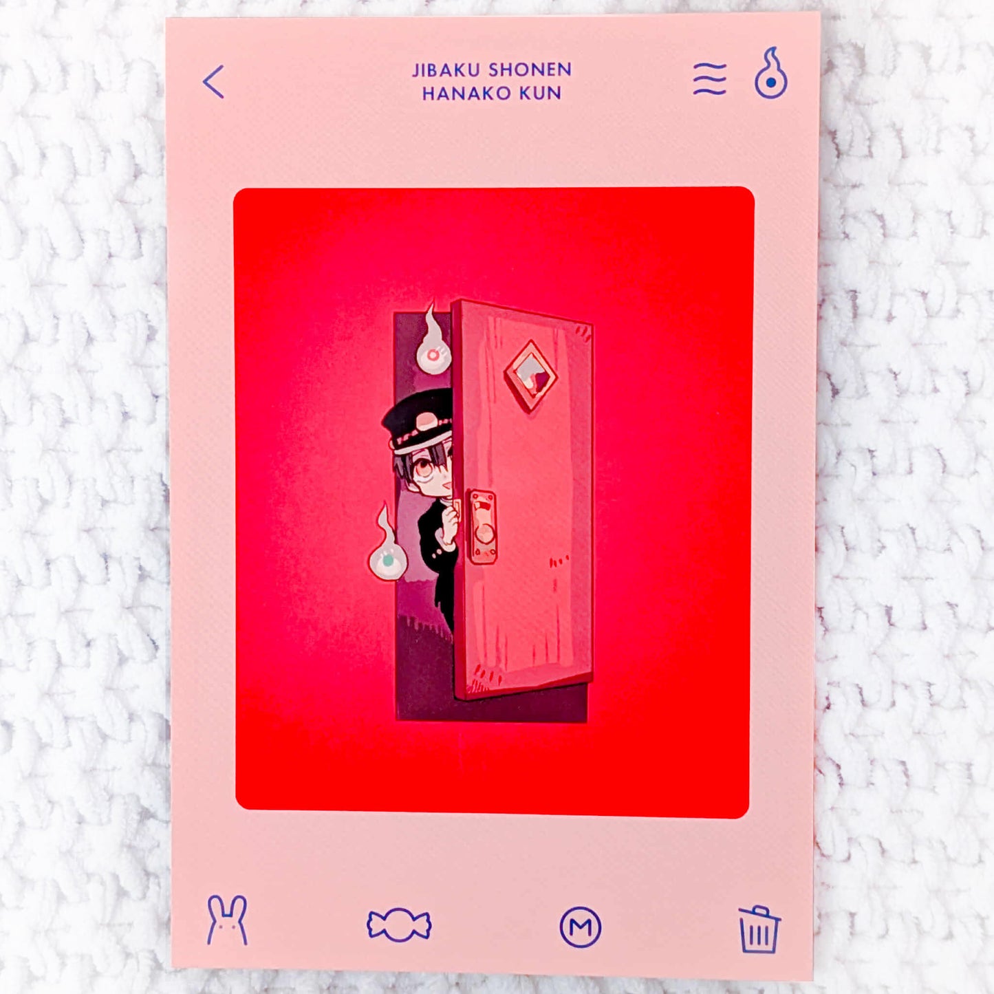 Toilet Bound Hanako-kun 10th Anniversary Museum Manga Art Illustration Postcard