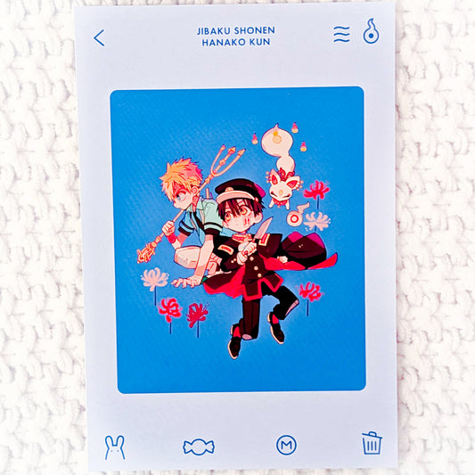 Toilet Bound Hanako-kun 10th Anniversary Museum Manga Art Illustration Postcard