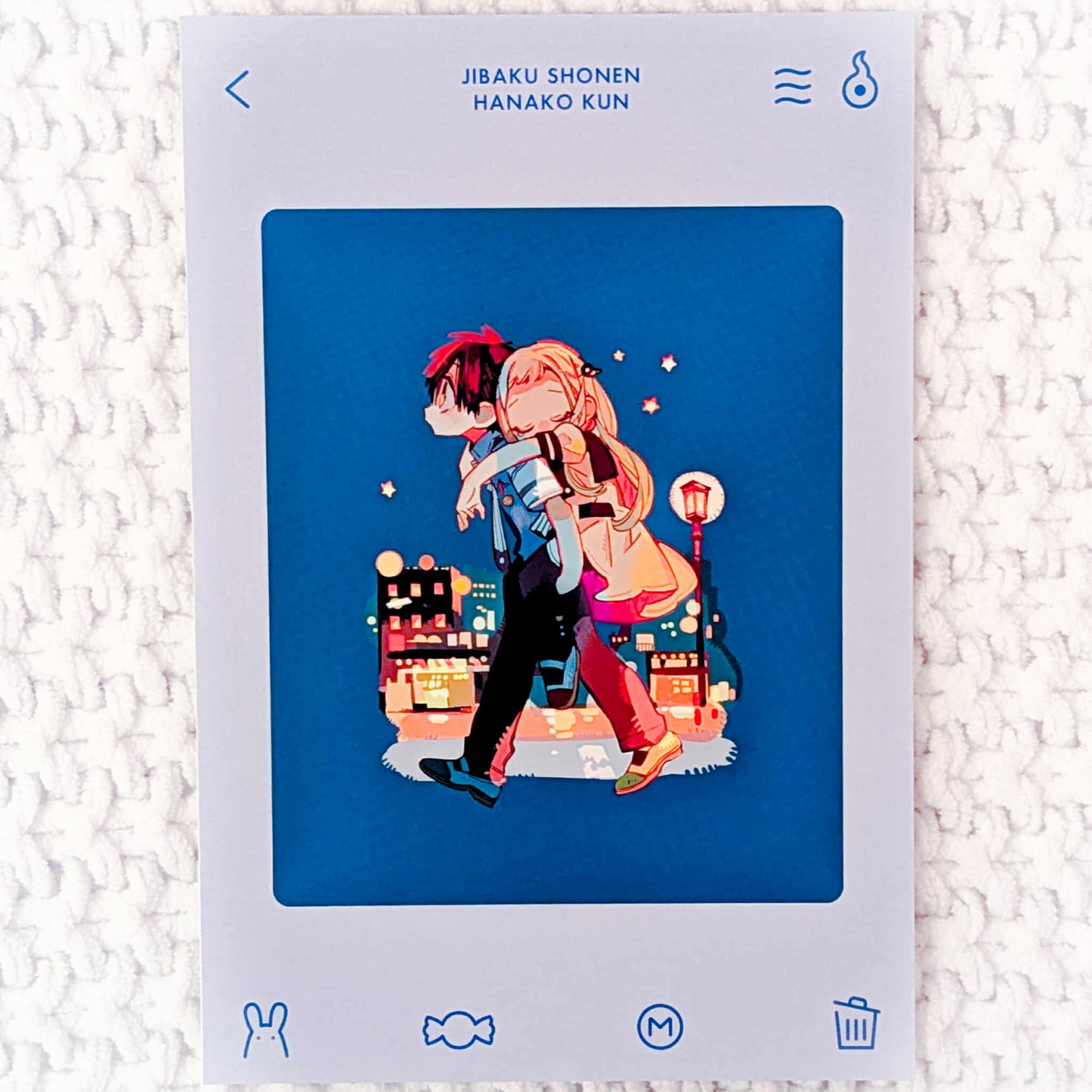 Toilet Bound Hanako-kun 10th Anniversary Museum Manga Art Illustration Postcard