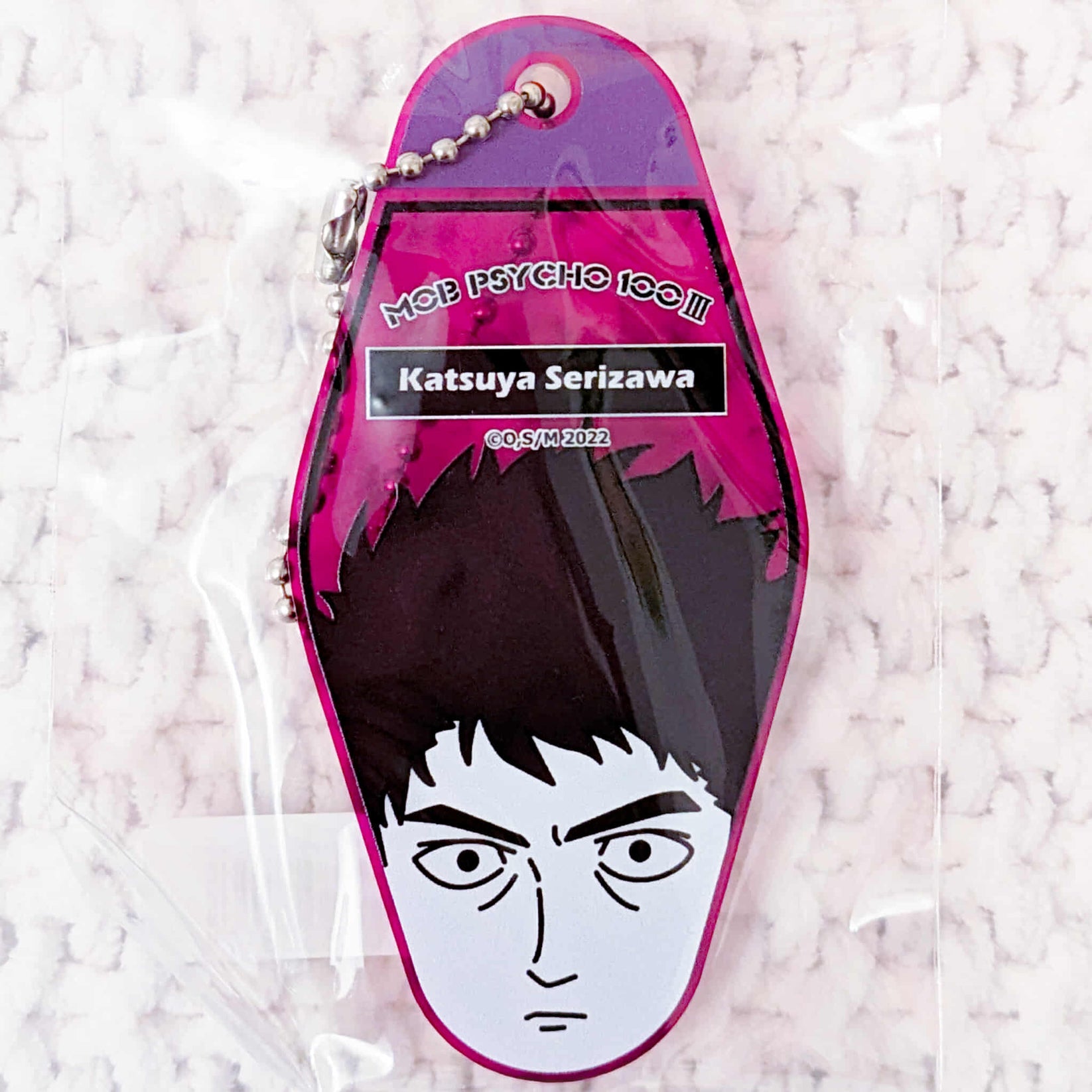 Katsuya Serizawa - Mob Psycho 100 Motel Key Shaped Acrylic Keychain ...