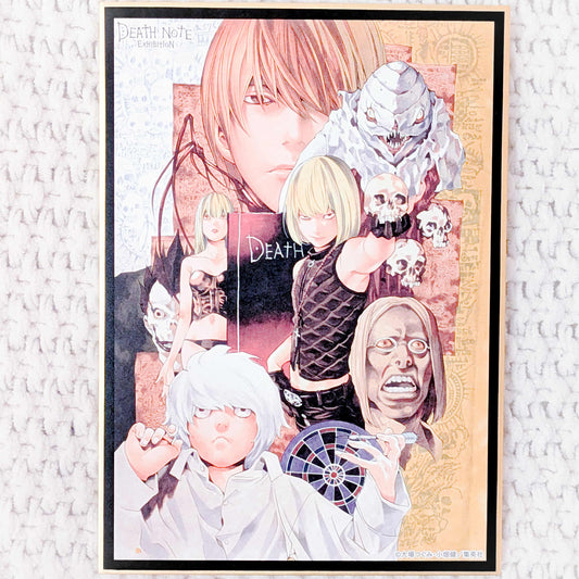 Light Yagami Mello Near - Death Note Exhibition Manga Art Shikishi Board