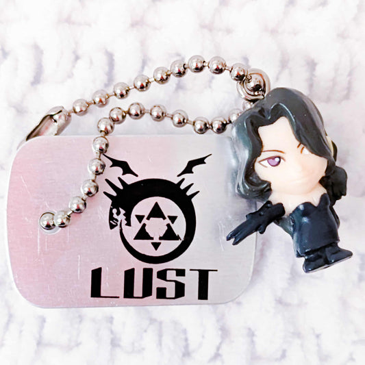Lust - Fullmetal Alchemist Dog Tag Style Figure Keychain