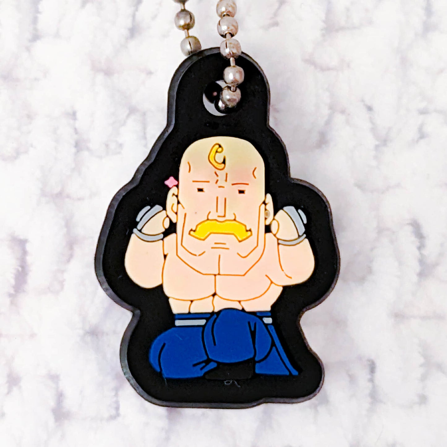 Alex Louis Armstrong - Fullmetal Alchemist Anime Mini Rubber Keychain