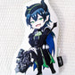Malleus Draconia - Disney Twisted Wonderland Anime Diecut Chibi Pillow Cushion