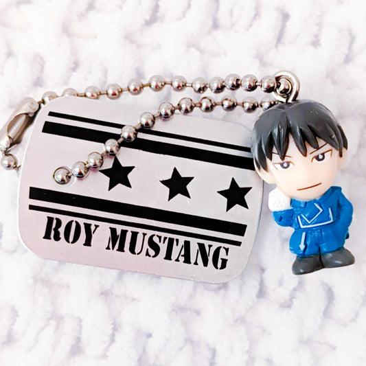 Roy Mustang - Fullmetal Alchemist Dog Tag Style Figure Keychain